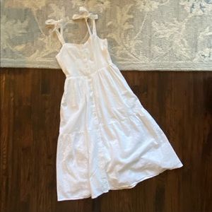 Urban Outfitters Positano Tie-Shoulder Midi Dress